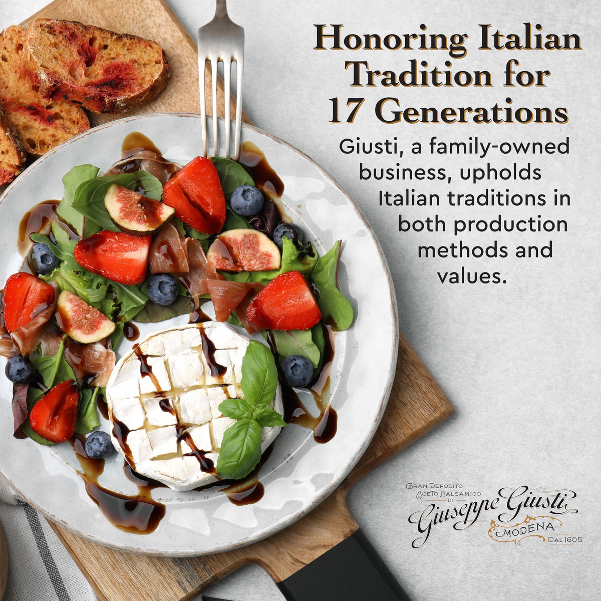 Giusti IGP certification label signals authentic Modena provenance.