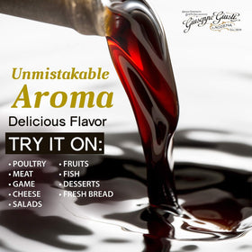 Giusti balsamic on grilled meat to boost savor with subtle sweetness