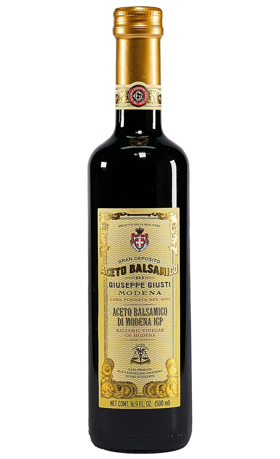 Giusti balsamic vinegar bottle front for dressings and glazes