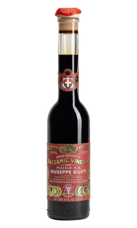 Giusti Balsamic Vinegar of Modena bottle; authentic Italian craftsmanship