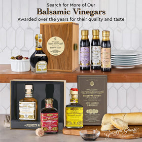 Giusti gift-ready box suggests a thoughtful addition for food lovers.