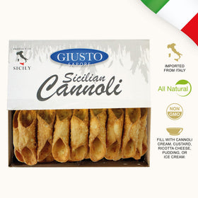 Giusto Sapore Hand-rolled cannoli shells delivering authentic texture and crisp bite.