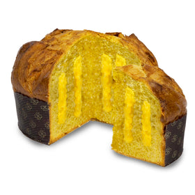 Giusto Sapore Panettone Limoncello Cream loaf showcases airy texture.
