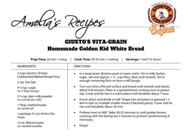 Giusto's Vita-Grain malted flour helps create consistent dough with professional aroma