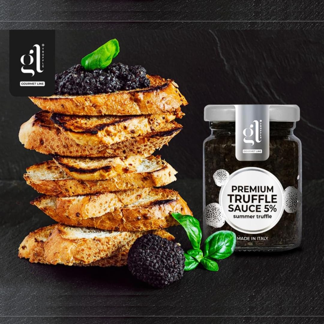 GL Truffle Gourmet Line black truffle pate spread perfect on crostini and canapés