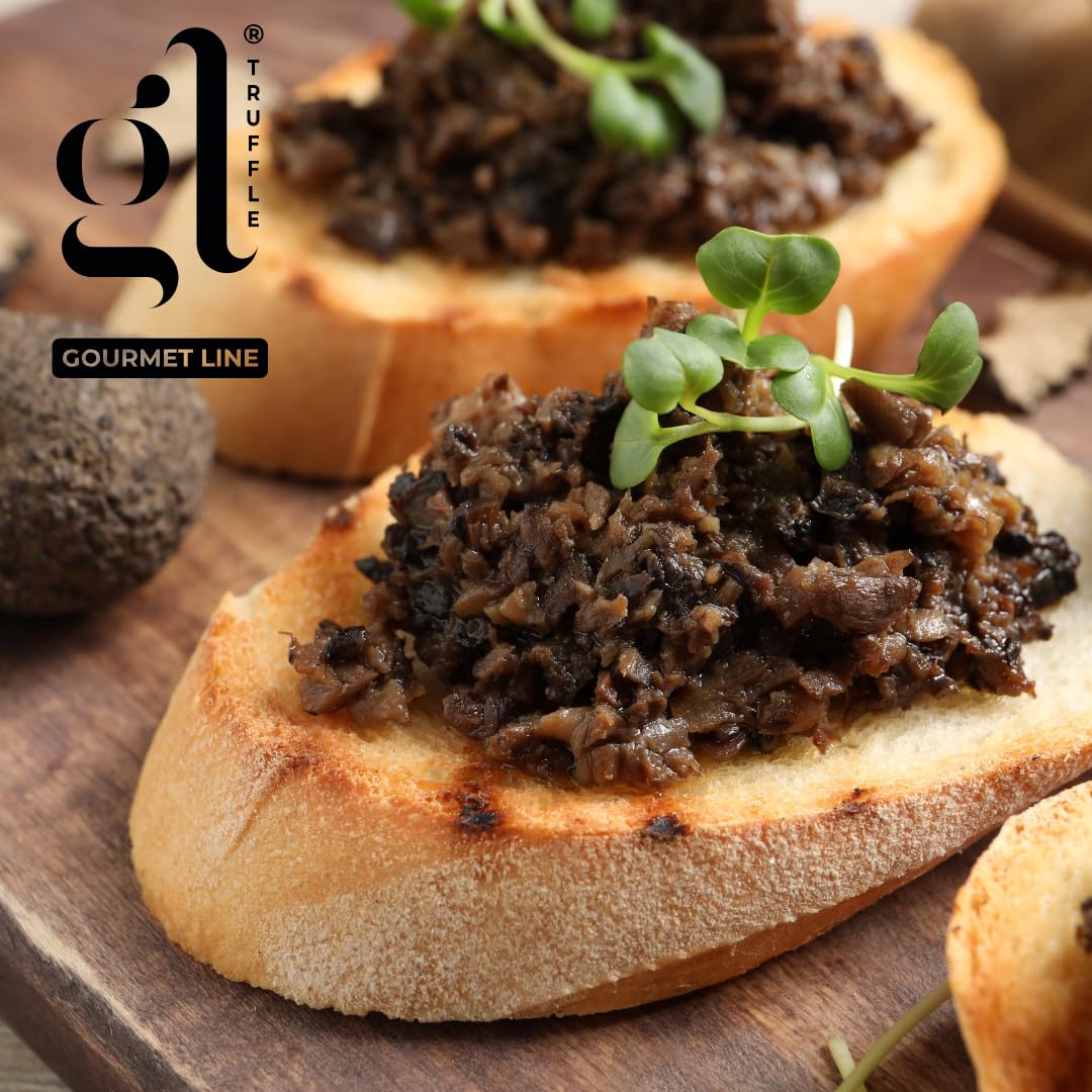 GL Truffle Gourmet Line salsa tartufata jar adds depth to antipasti and sauces