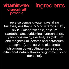 Glacéau Vitamin Water Energy bottle tropical citrus with caffeine for a quick boost