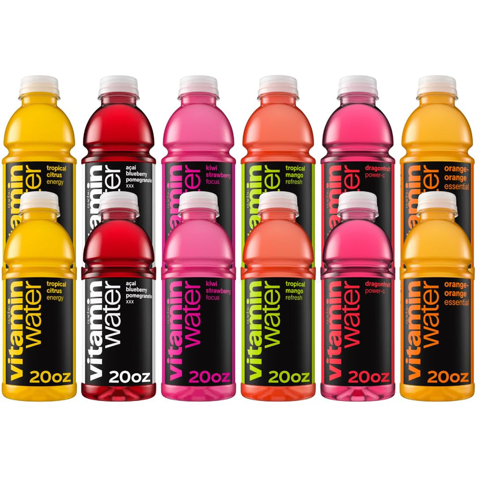 Glacéau Vitamin Water Refresh bottle pouring for on-the-go hydration