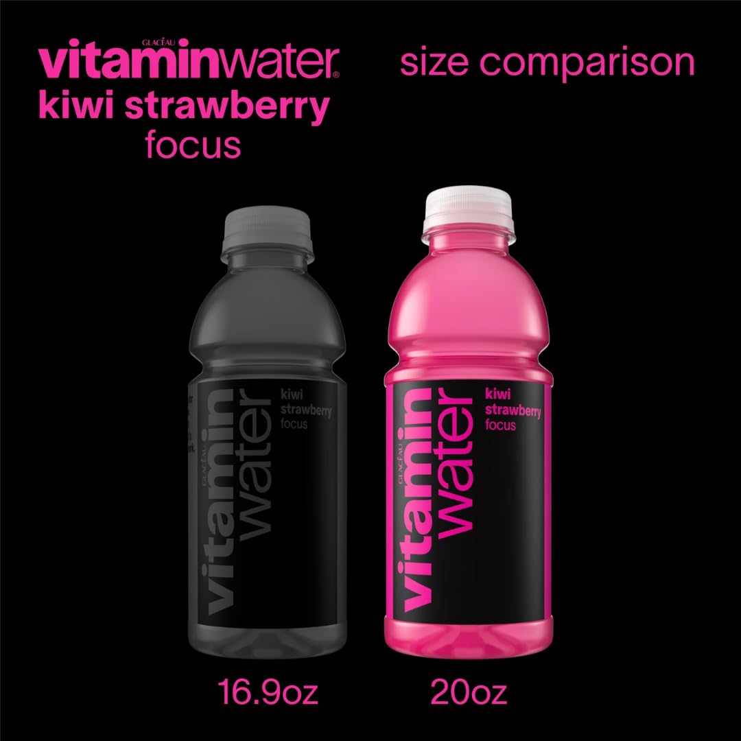 Glacéau Vitamin Water Variety Pack display with twelve bottles for easy selection