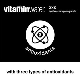 Glacéau Vitamin Water XXX bottle with acai-blueberry-pomegranate flavor