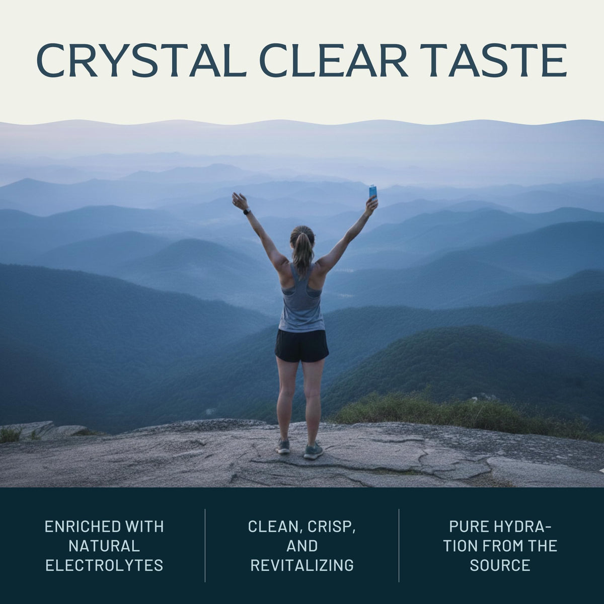 GLAS Water bottle cap made from plant-based material reduces plastic.