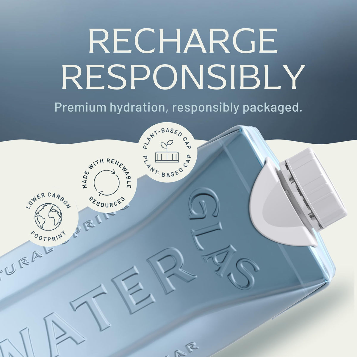 GLAS Water proudly made in the USA, with local facilities.
