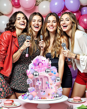 Glavatrix bright and shiny surface finish enhances party atmosphere