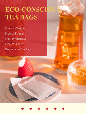 GLDNT Black Tea Bags eco-friendly packaging minimizes waste.