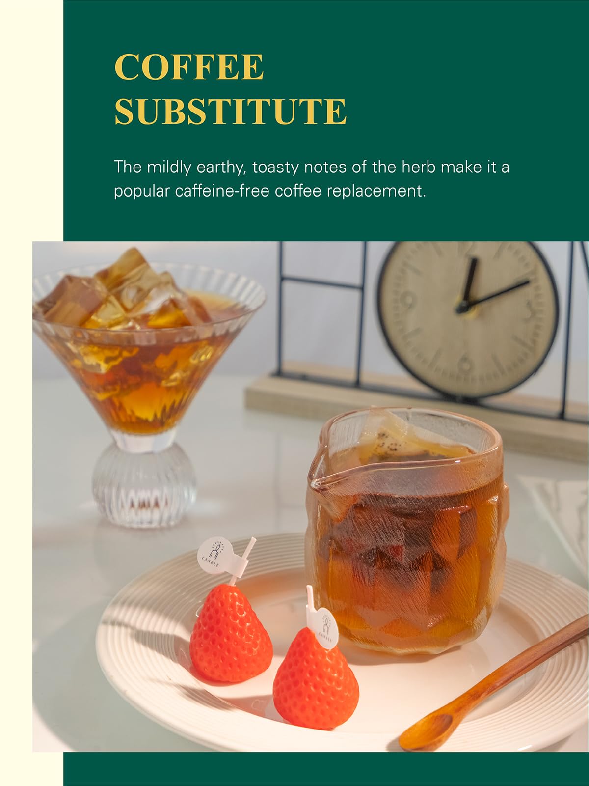 GLDNT caffeine-free herbal tea ideal for anytime sipping