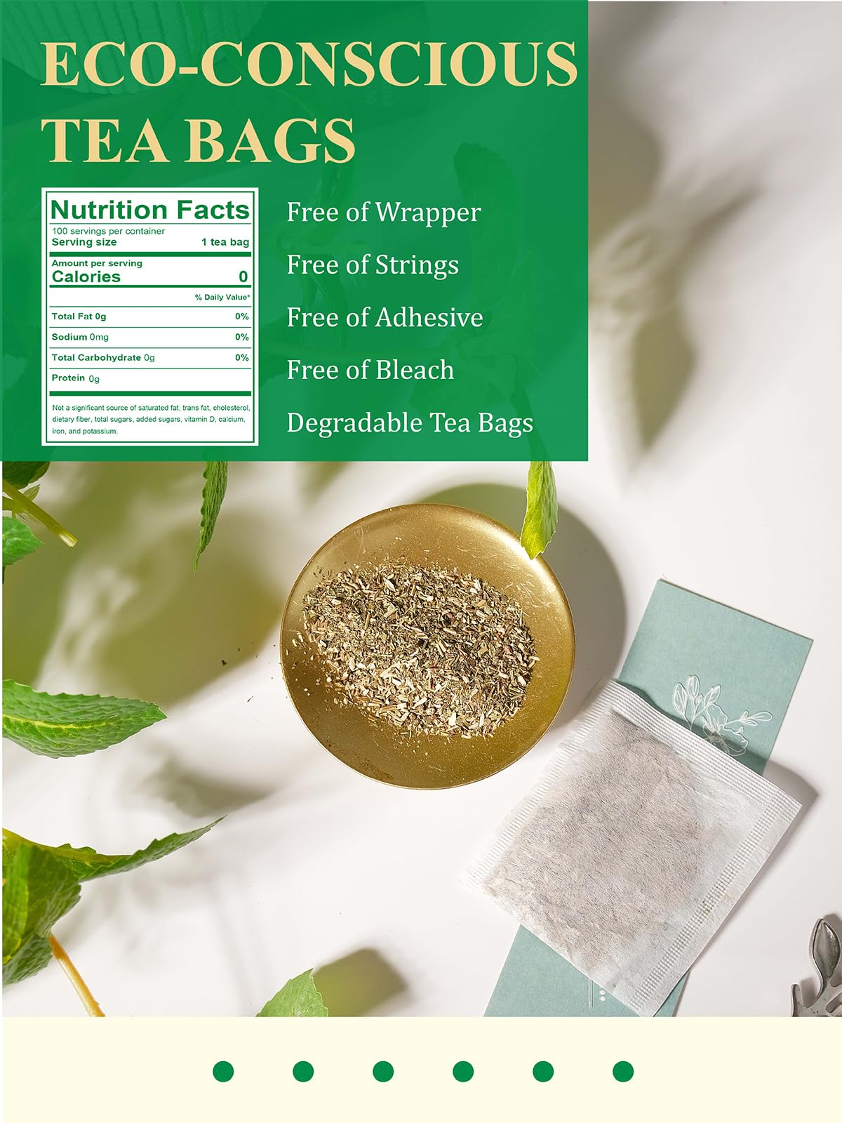 GLDNT iced lemon balm tea serves a refreshing, cool beverage option any time.