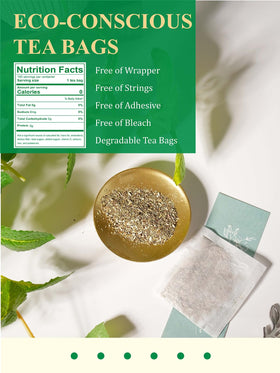 GLDNT iced lemon balm tea serves a refreshing, cool beverage option any time.