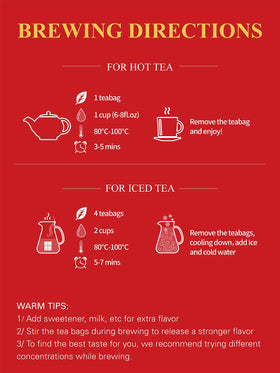 GLDNT Organic Black Tea Bags customer support ensures satisfaction.