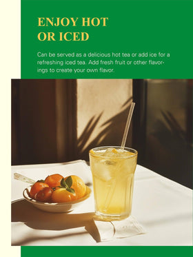 GLDNT decaf green tea gift packaging for tea lovers.