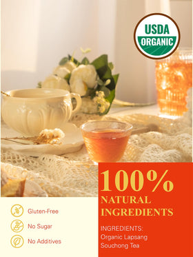 GLDNT smoked black tea steeping cup captures rich aroma