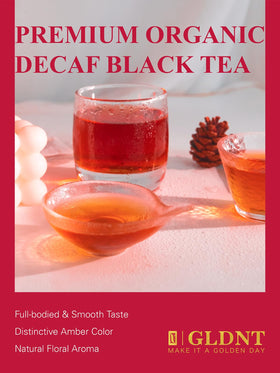 GLDNT tea bags non-GMO plant fiber packaging