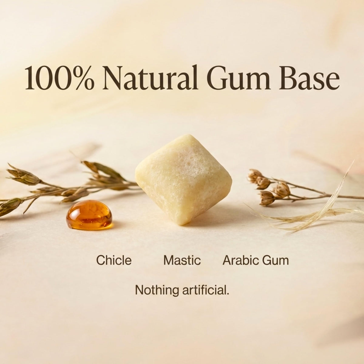 Gleam Gum xylitol sugar-free formulation for fresh breath between meals