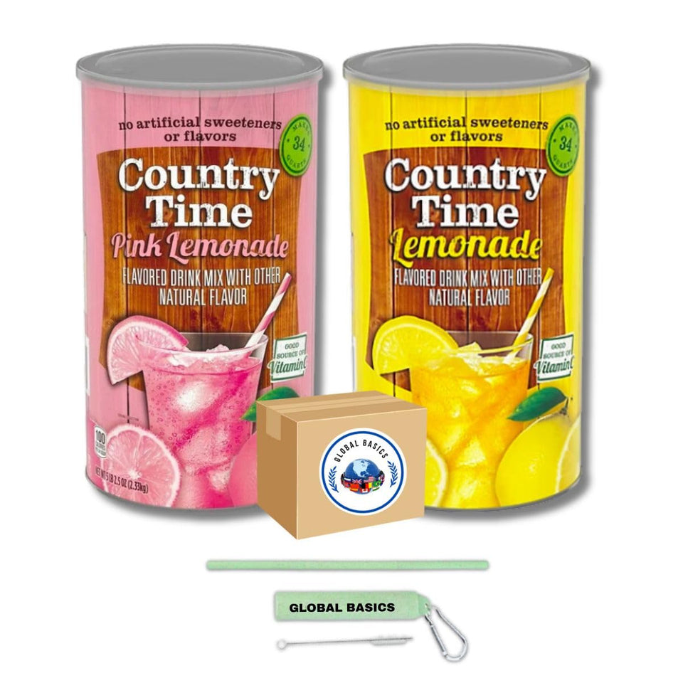 Global Basics Country Time Lemonade canister for quick, refreshing drinks