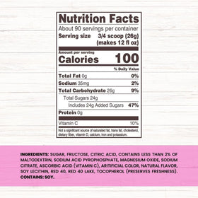 GLOBAL BASICS easy-scoop feature highlighted—measures for consistent lemonade each time.
