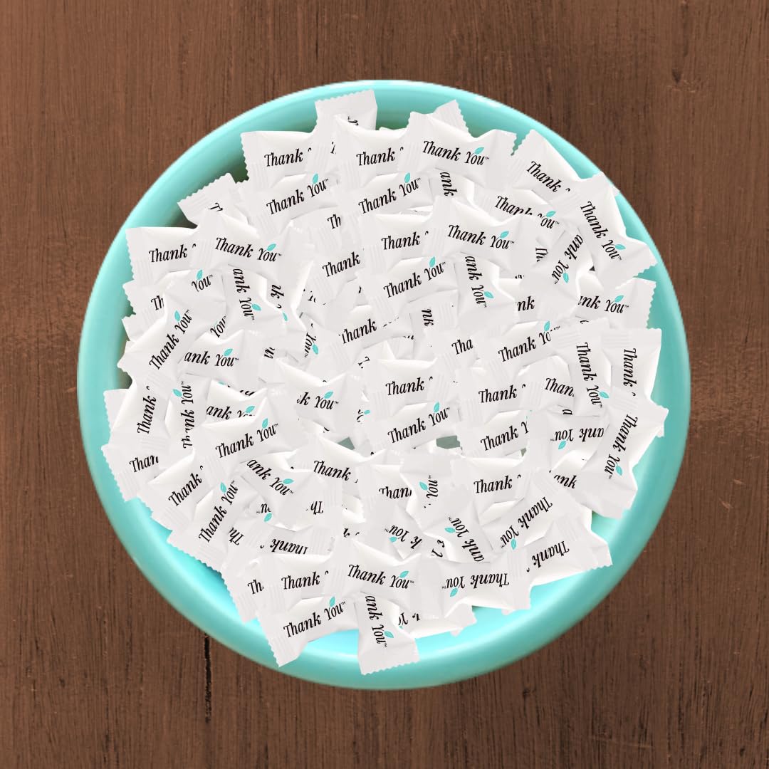 Global Basics mints arranged on event tables create a welcoming display.