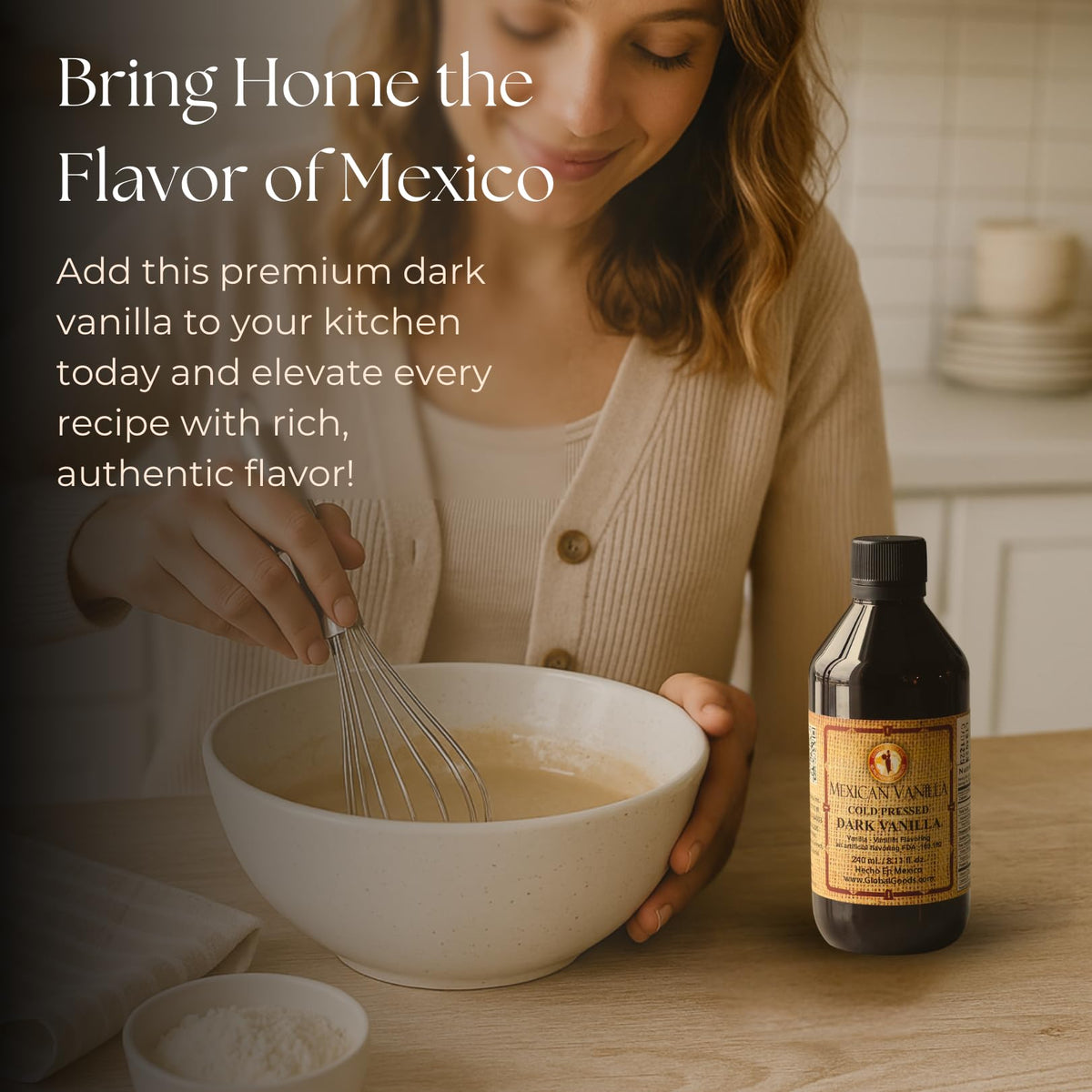 Global Goods gluten-free label on packaging.