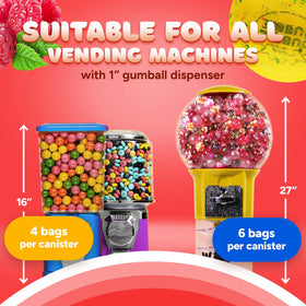 Global Gumball Birthday cake decor gumballs add color