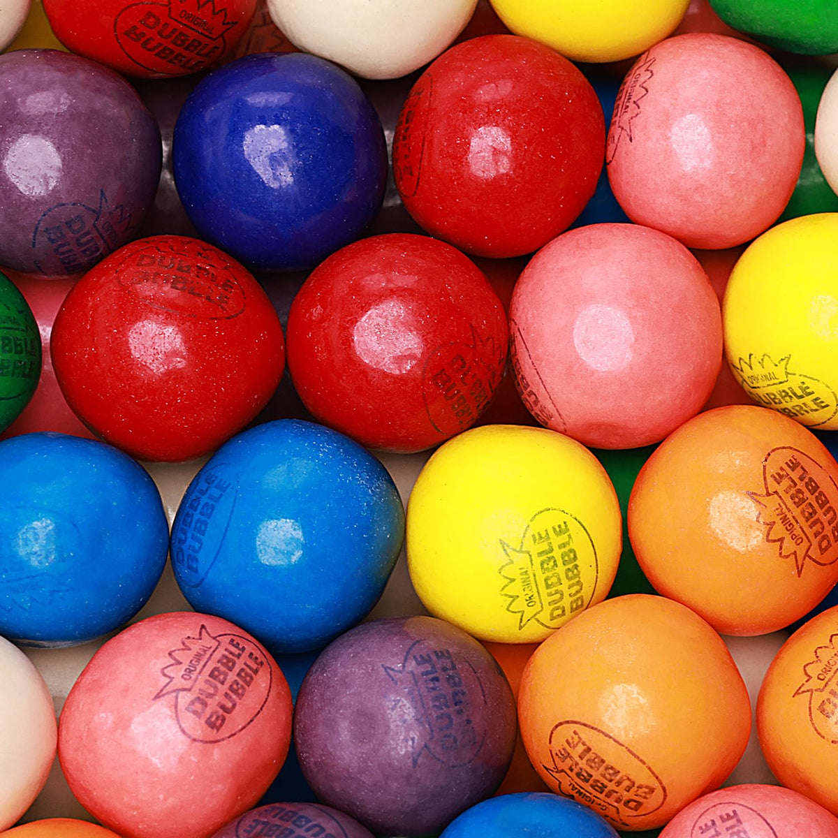 Global Gumball cotton candy gumballs in a front bag for party refills