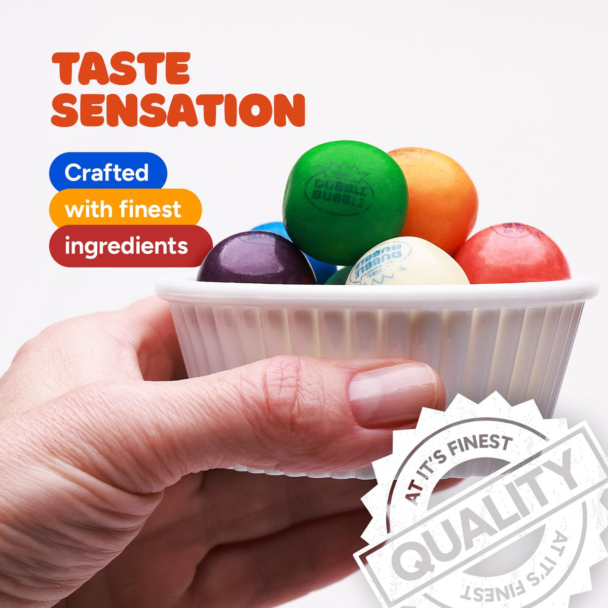 Global Gumball eight flavors add variety to any treat display.