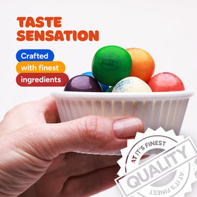 Global Gumball eight flavors add variety to any treat display.