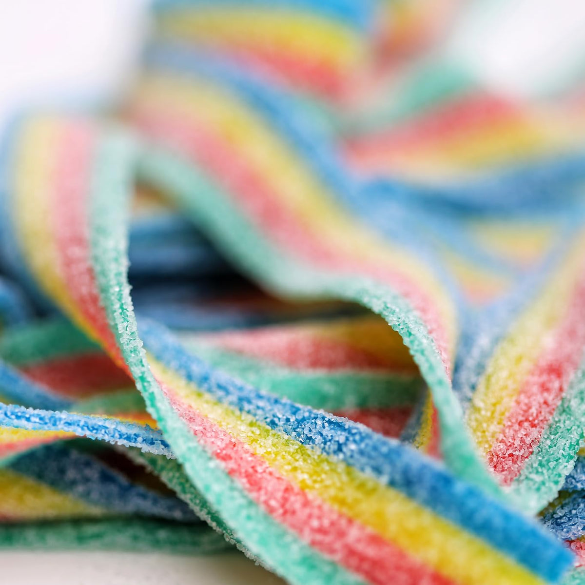 Global Gumball Fresh Pack Sour Belts stay crispy and flavorful.