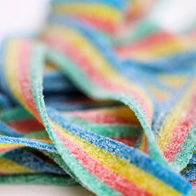 Global Gumball Fresh Pack Sour Belts stay crispy and flavorful.