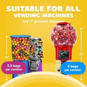 Global Gumball kosher gluten-free gumballs ensure safe sharing at events.