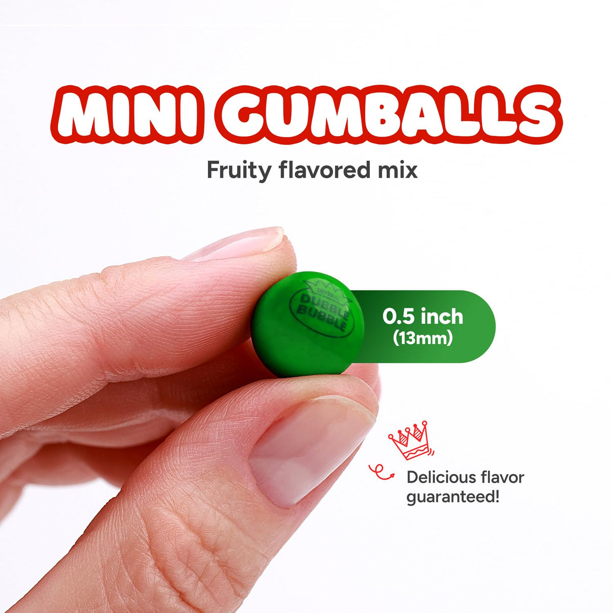 Global Gumball strawberry flavor 13mm gum balls for colorful party favors