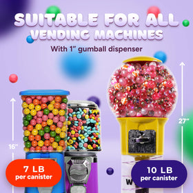 Global Gumball party favors and goody bags with vibrant gum balls