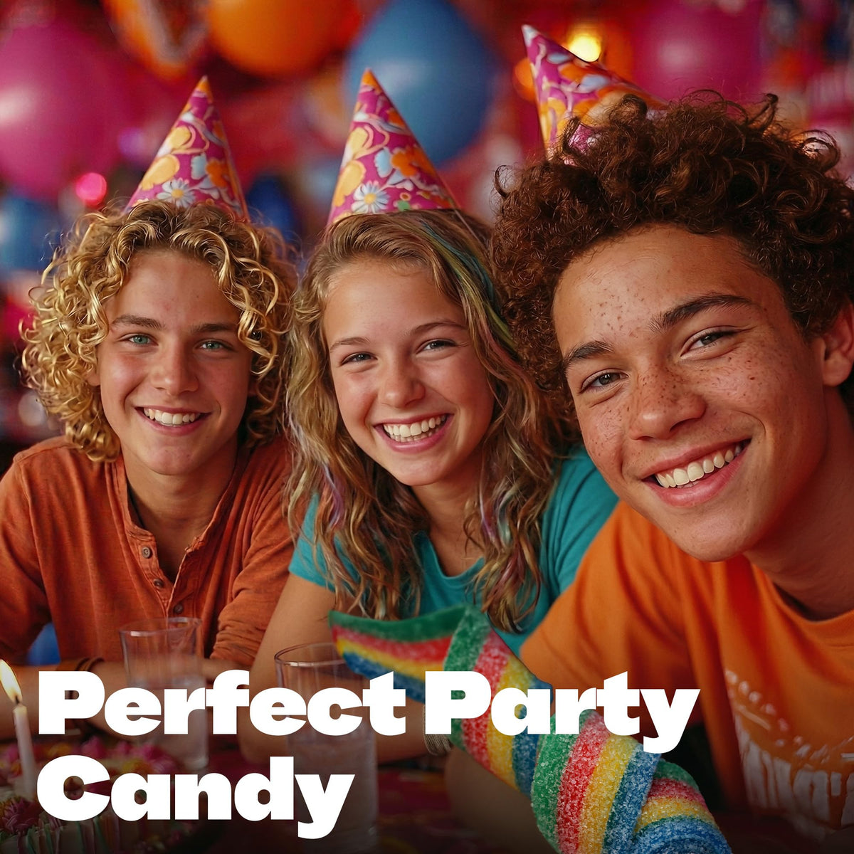 Global Gumball Premium-Quality Rainbow Sour Belts flavor-packed.