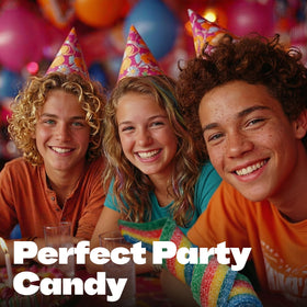 Global Gumball Premium-Quality Rainbow Sour Belts flavor-packed.