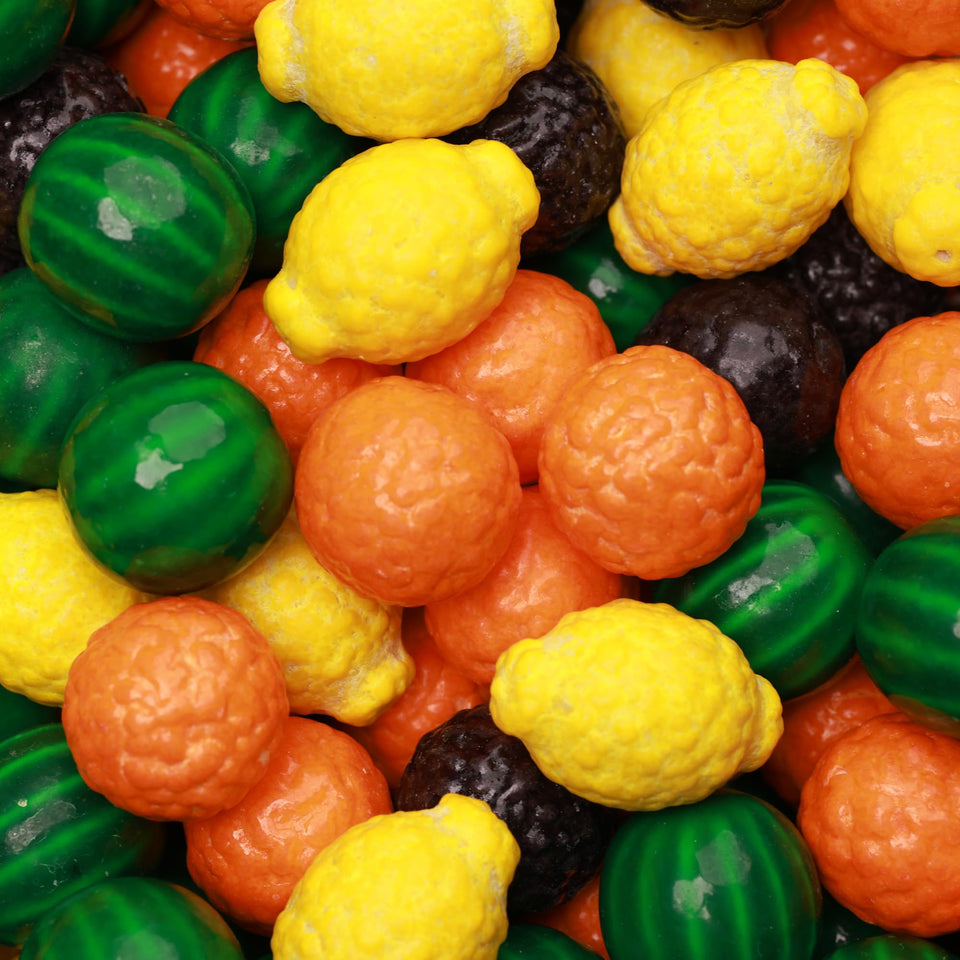 Global Gumball Seedlings lemon-shaped gumballs for vending displays and flavor variety