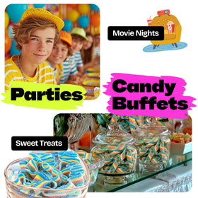 Global Gumball Movie Night Sour Belts snack option.