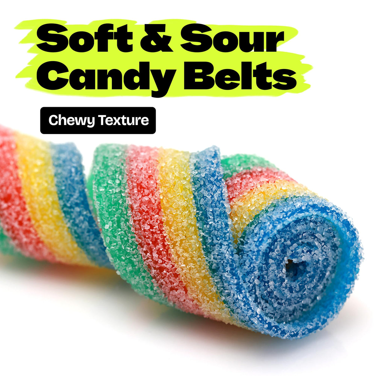 Global Gumball Party Decor Rainbow Belts elevate celebrations.