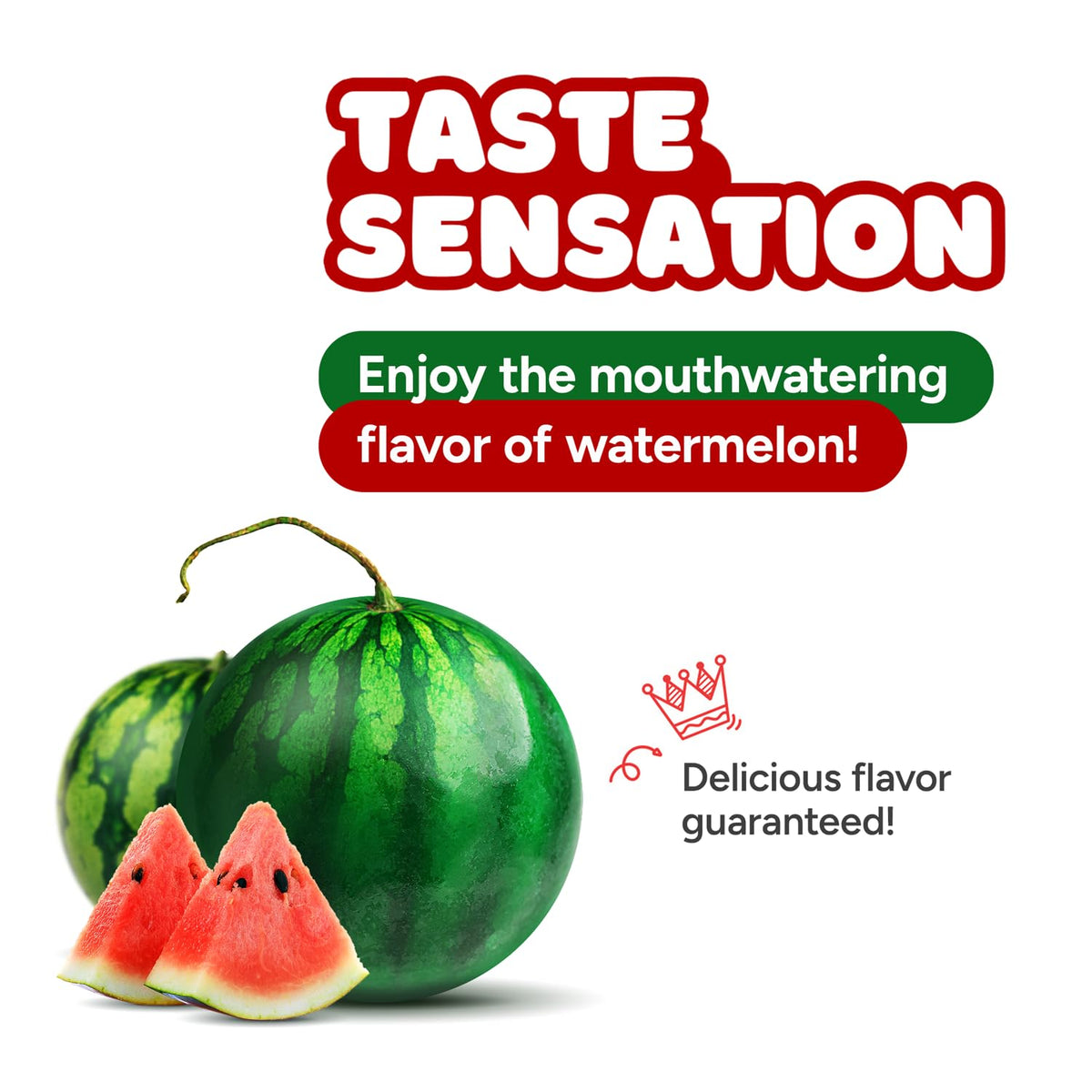 Global Gumball colorful watermelon gumballs; vibrant appearance for parties and displays.