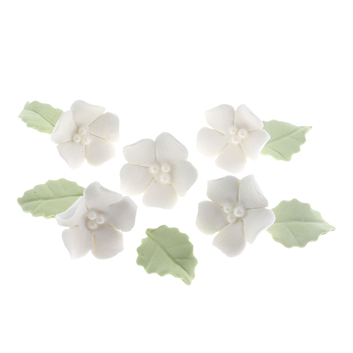 Global Sugar Art blossoms white small flowers for edible cake decoration
