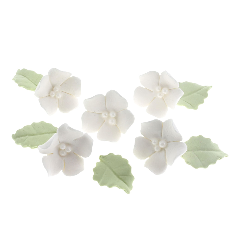 Global Sugar Art blossoms white small flowers for edible cake decoration