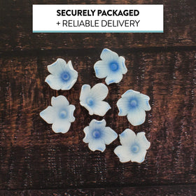 Global Sugar Art hydrangea blooms boxed 36, ready-to-use decor pieces