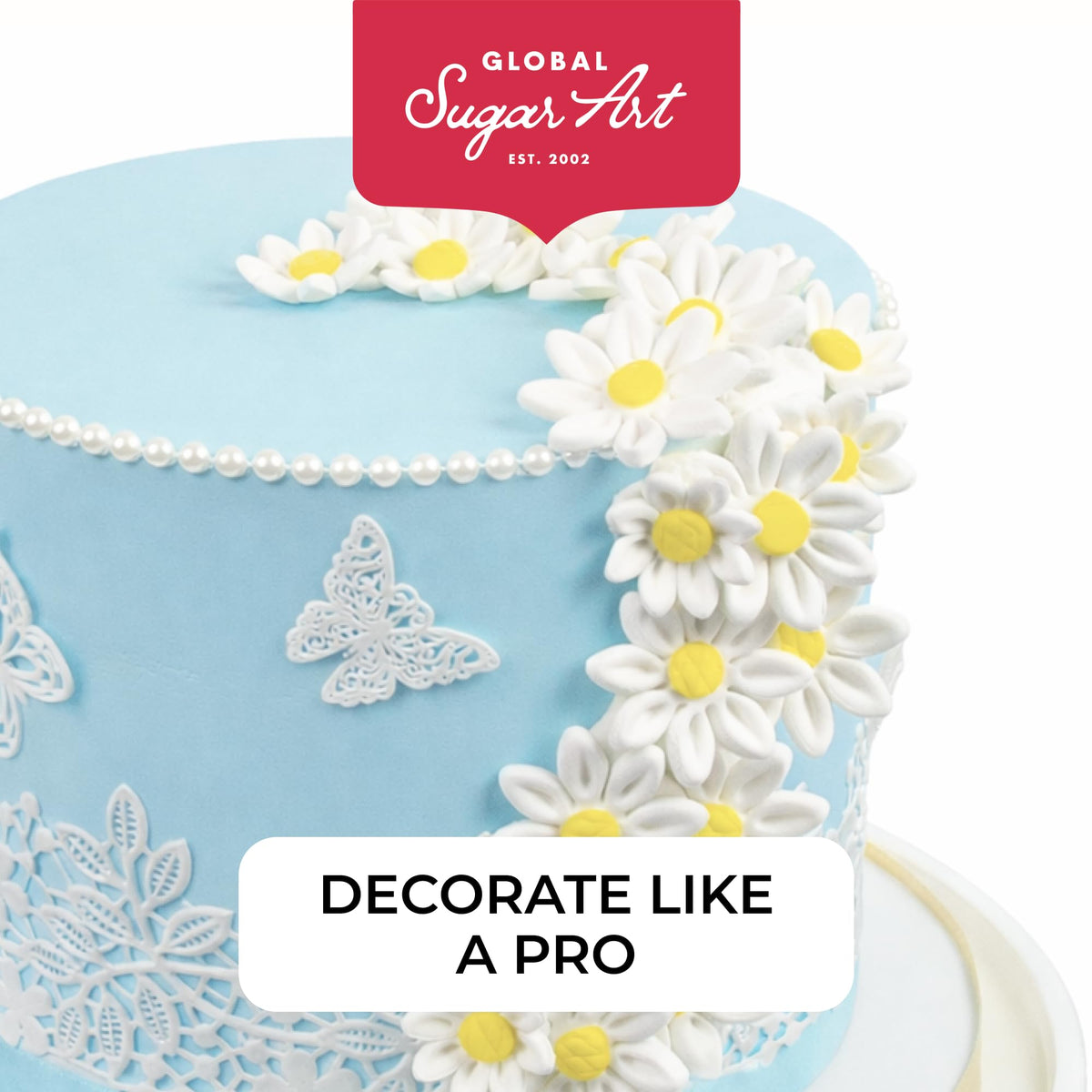Global Sugar Art ready-made toppers speed up decorating on treats.