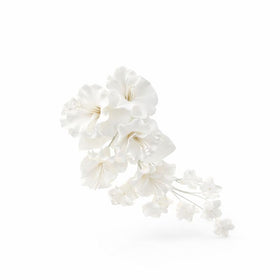 Global Sugar Art Sugar Blossom Cake Spray with six blossoms for elegant cake decor.